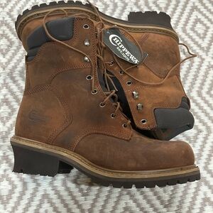 Chippewa Hador 8" Steel Toe Insulated Logger Boots Size 11.5 New